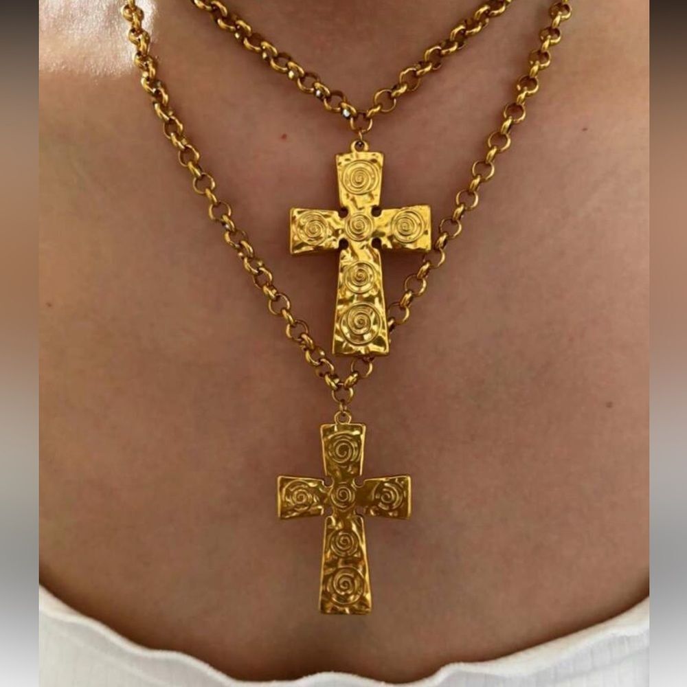 Cross Pendant Necklace S1011